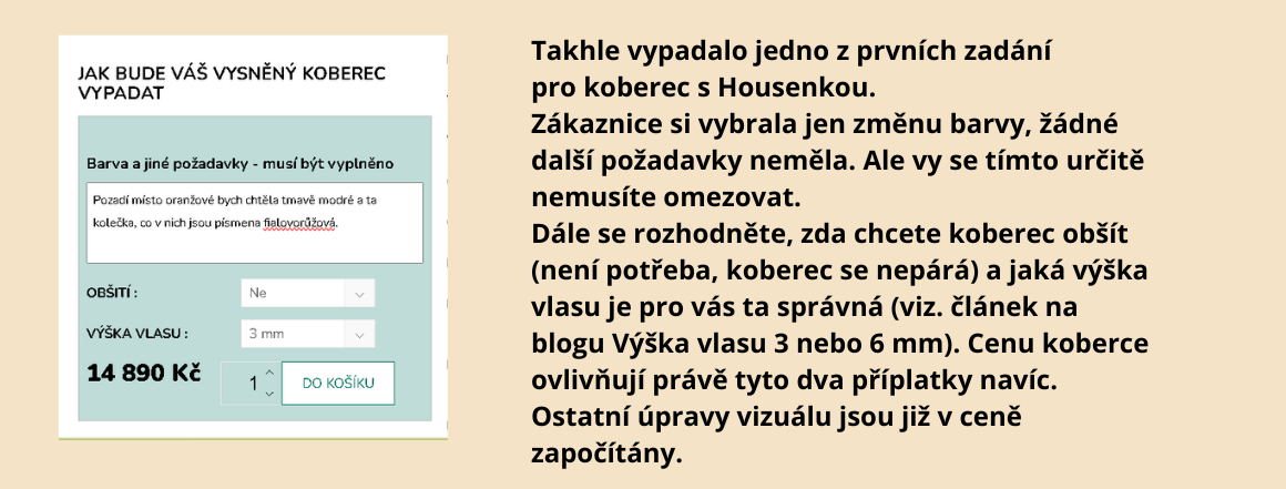Jak zadat Hotový koberec